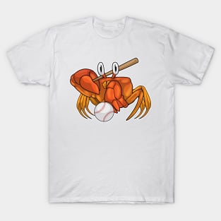 Crab Baseball bat Baseball T-Shirt